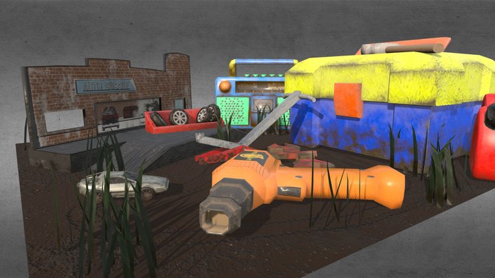 full diorama 3D Model