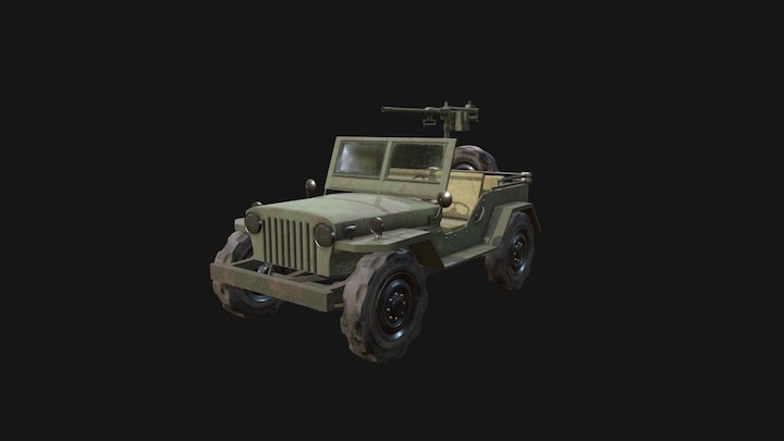 Willy's Jeep 3D Model