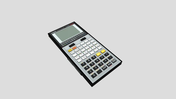 Casio fx-8000G graphic scentific calculator 3D Model