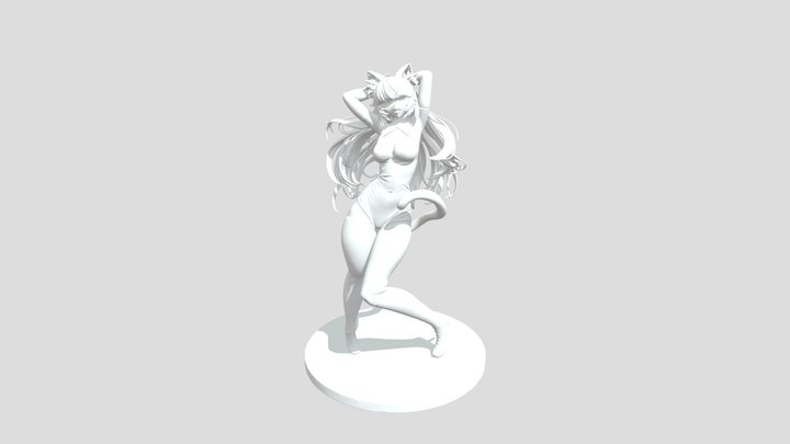 Cat girl 3D Model