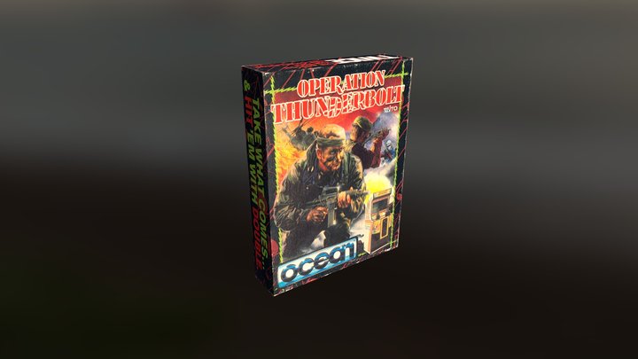 Operation Thunderbolt Retro Computer Game 3D Model