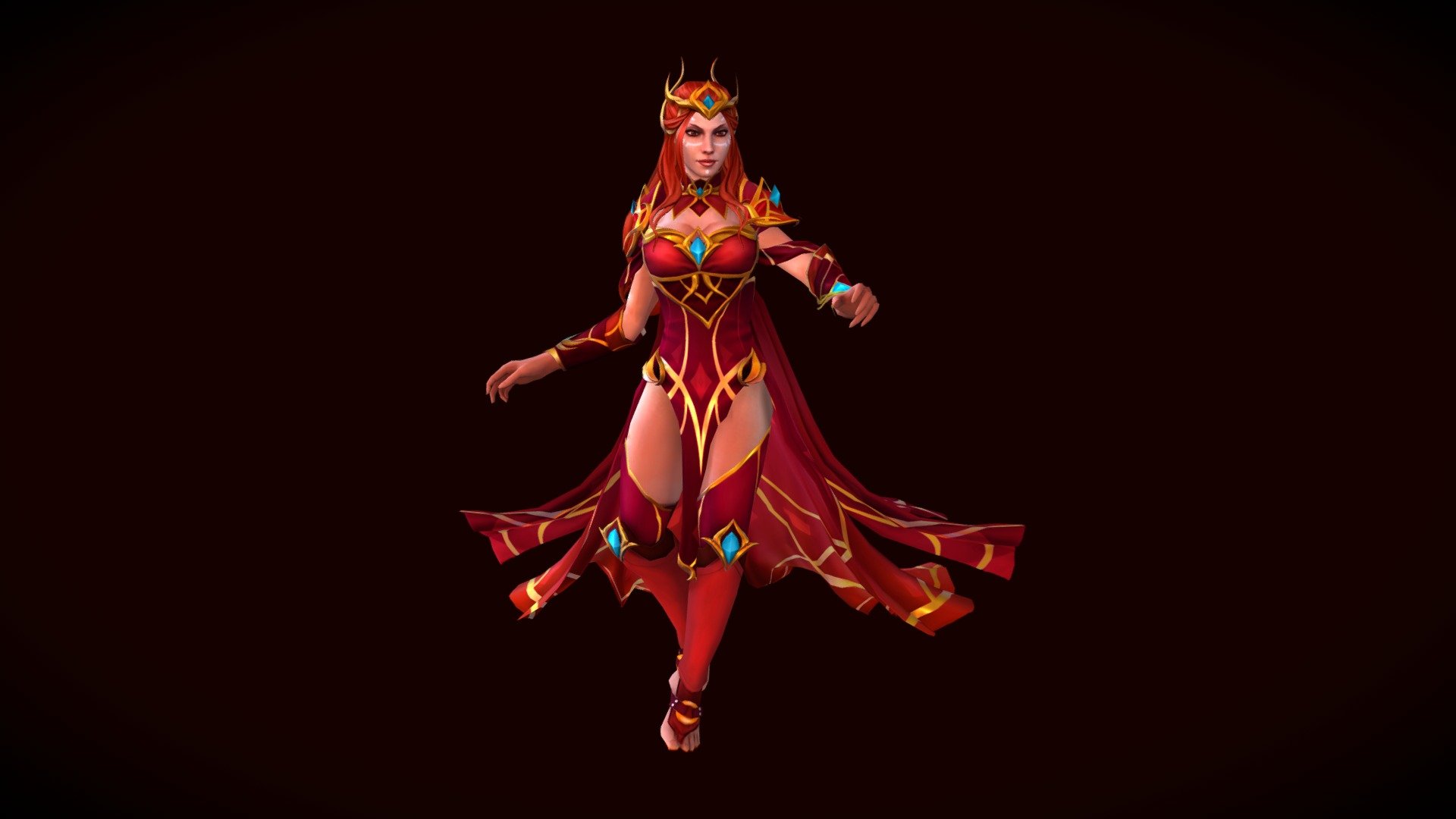 Lina Queen of Misrule Dota Set