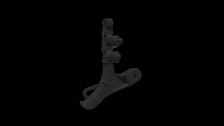 High voltage cable clamp` 3D Model