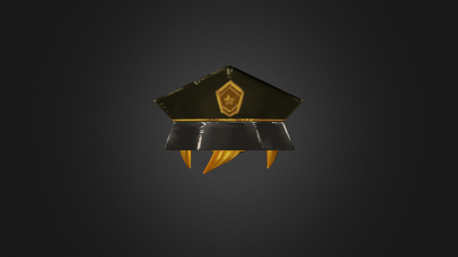 Guard Hat WIP - 3D model by Christopher Magnus Øvringmo Nilssen