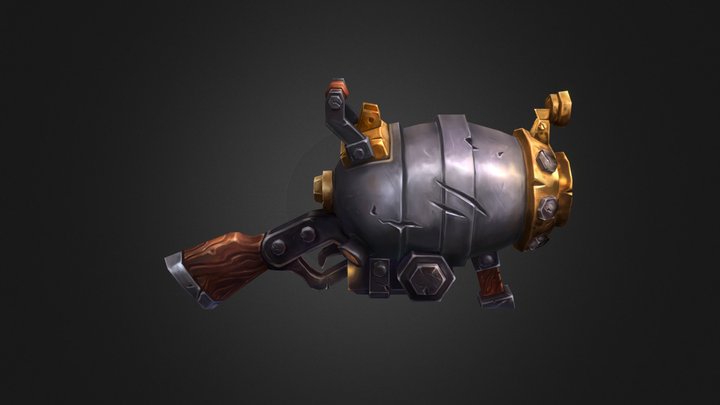 "Bad Baby" The Hand Mortar 3D Model