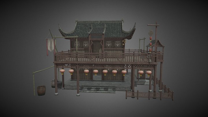 Ancient architecture 3D Model