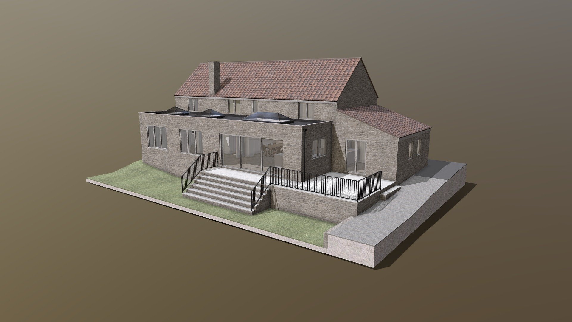 Rear Extension (R3) - 3D model by Somerset Architectural (@Somerset ...