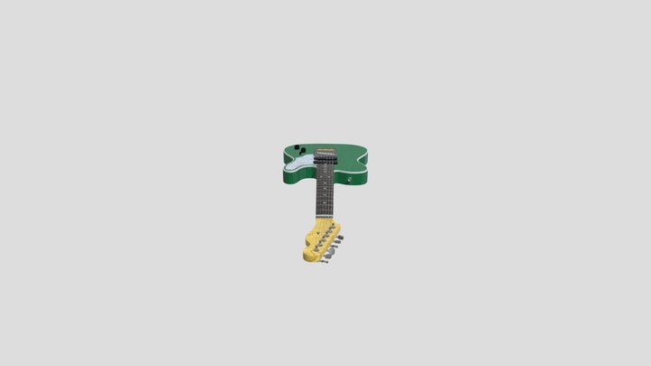 Telecaster Guitar 3D Model