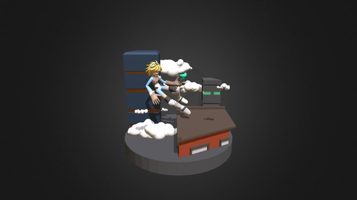 OC, trial run 3D Model
