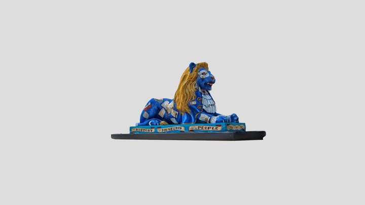 The Town Crier Lion: Portsmouth 3D Model