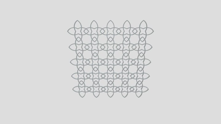 Islamic-pattern two 3D Model