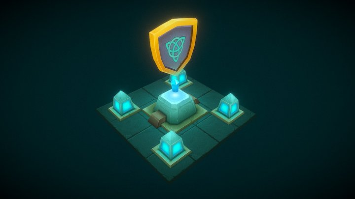 Shrine of defence 3D Model