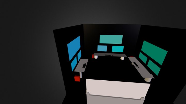 Gaming Zimmer  3D Model