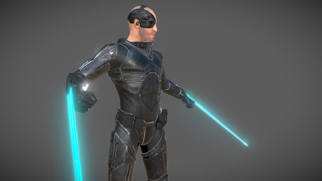 Mason (E.L.F. Mercenary) 3D Model
