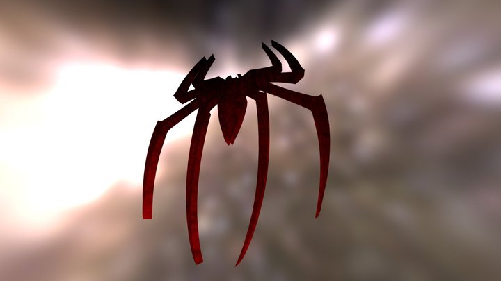 Spiderman Logo 3D Model