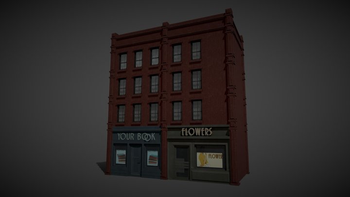 MODULAR BUILDING 3 (1930s, USA) 3D Model