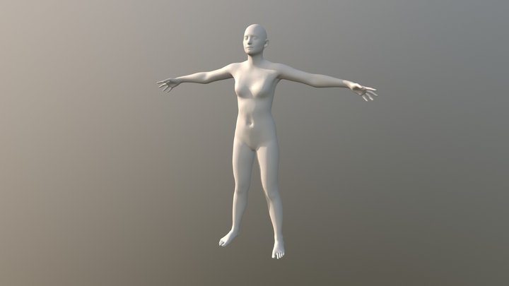 Woman topology 3D Model