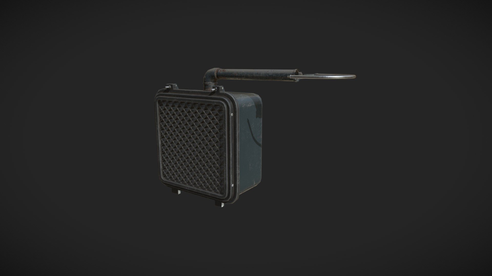 Pedestrian Signal Housing Realistic City Props Buy Royalty Free 3D