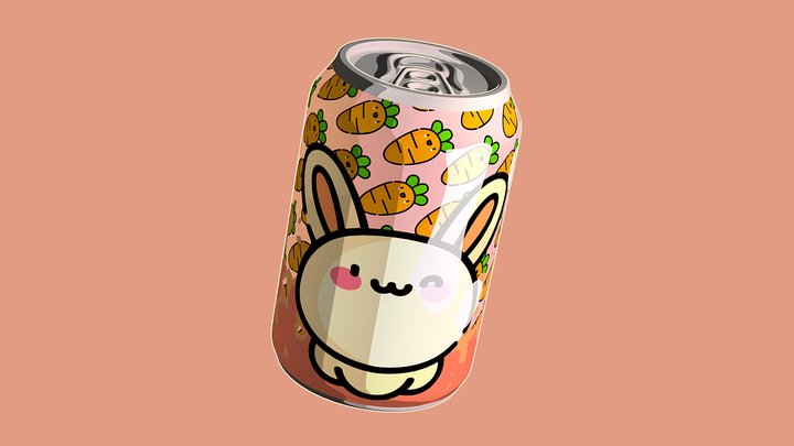 Bunny Can 3D Model