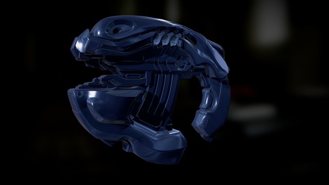 Plasma Pistol - Halo 5 (high poly) 3D Model