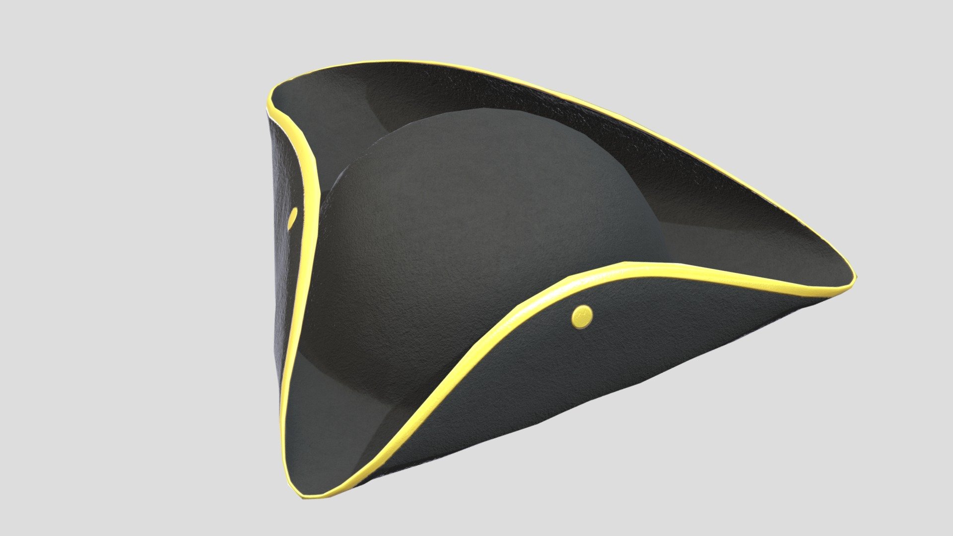 Tricorn Hat Low Poly Pbr Realistic Buy Royalty Free 3d Model By Frezzy Frezzy3d 73518c5 1609