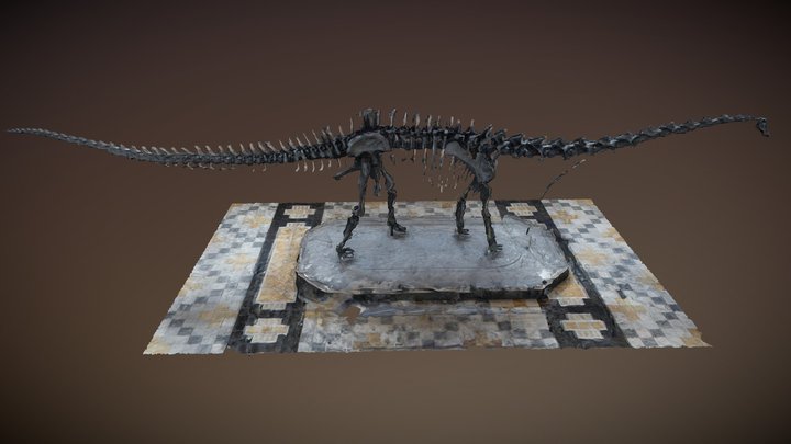 Dippy On Tour - Glasgow 3D Model