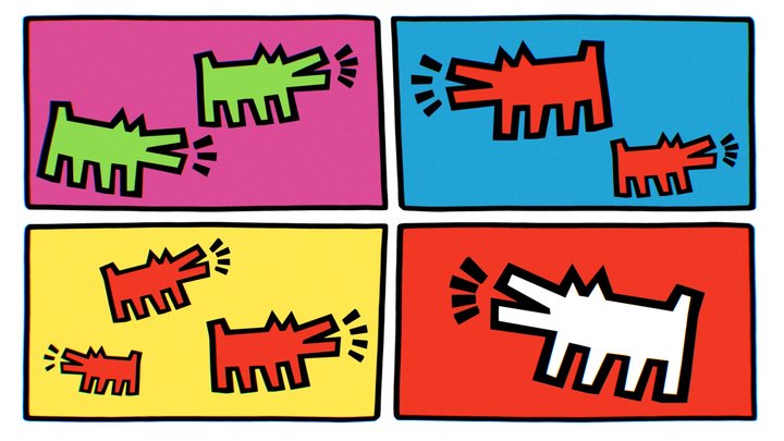 Keith Haring Tribute 3D Model