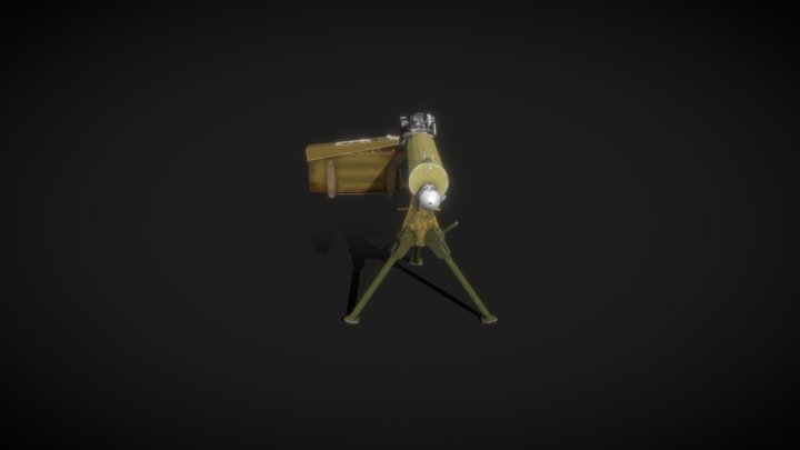 HF - Vickers-Maxim Mk.1 Machine Gun 3D Model
