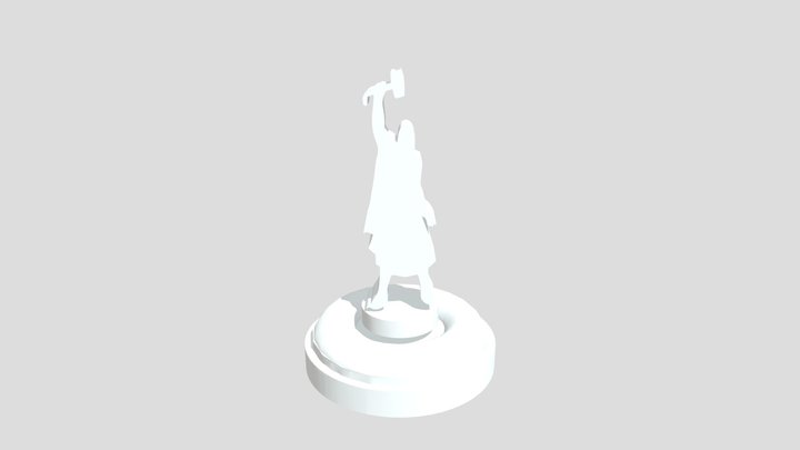 Pieza de ajedrez -Thor 3D Model