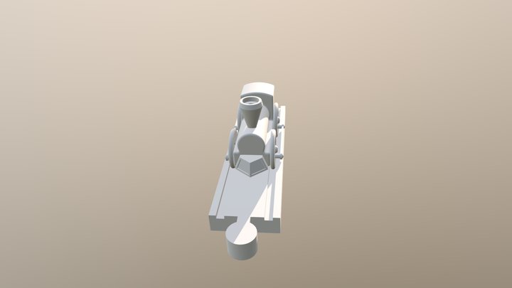 Track And Train Scetch Fab 3D Model