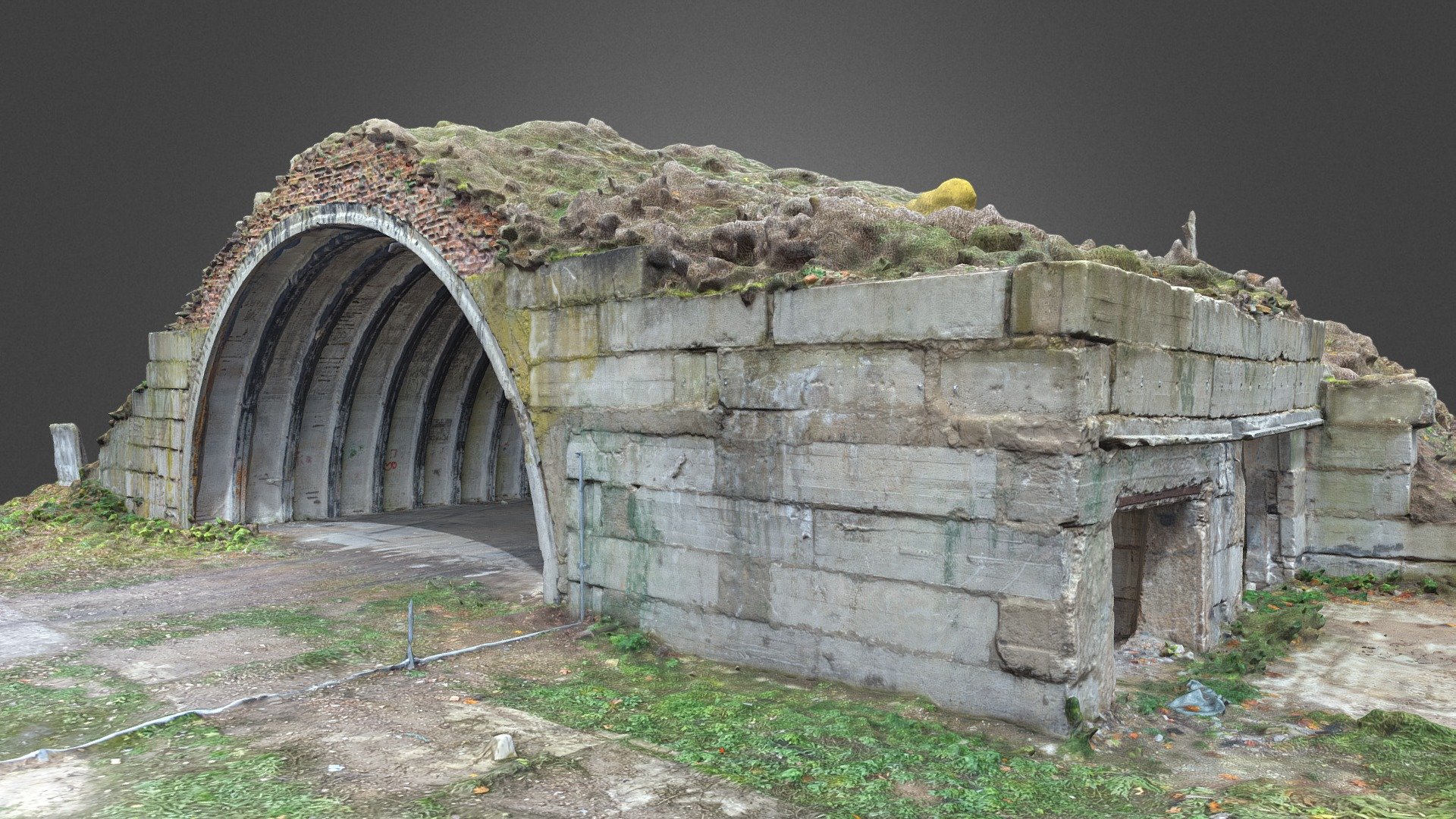 Abandoned Soviet Plane Hangar - 3D model by Abandoned Scans [7356b0d] -  Sketchfab