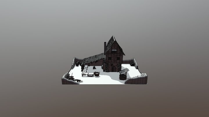 Blacksmith in Progress 3D Model