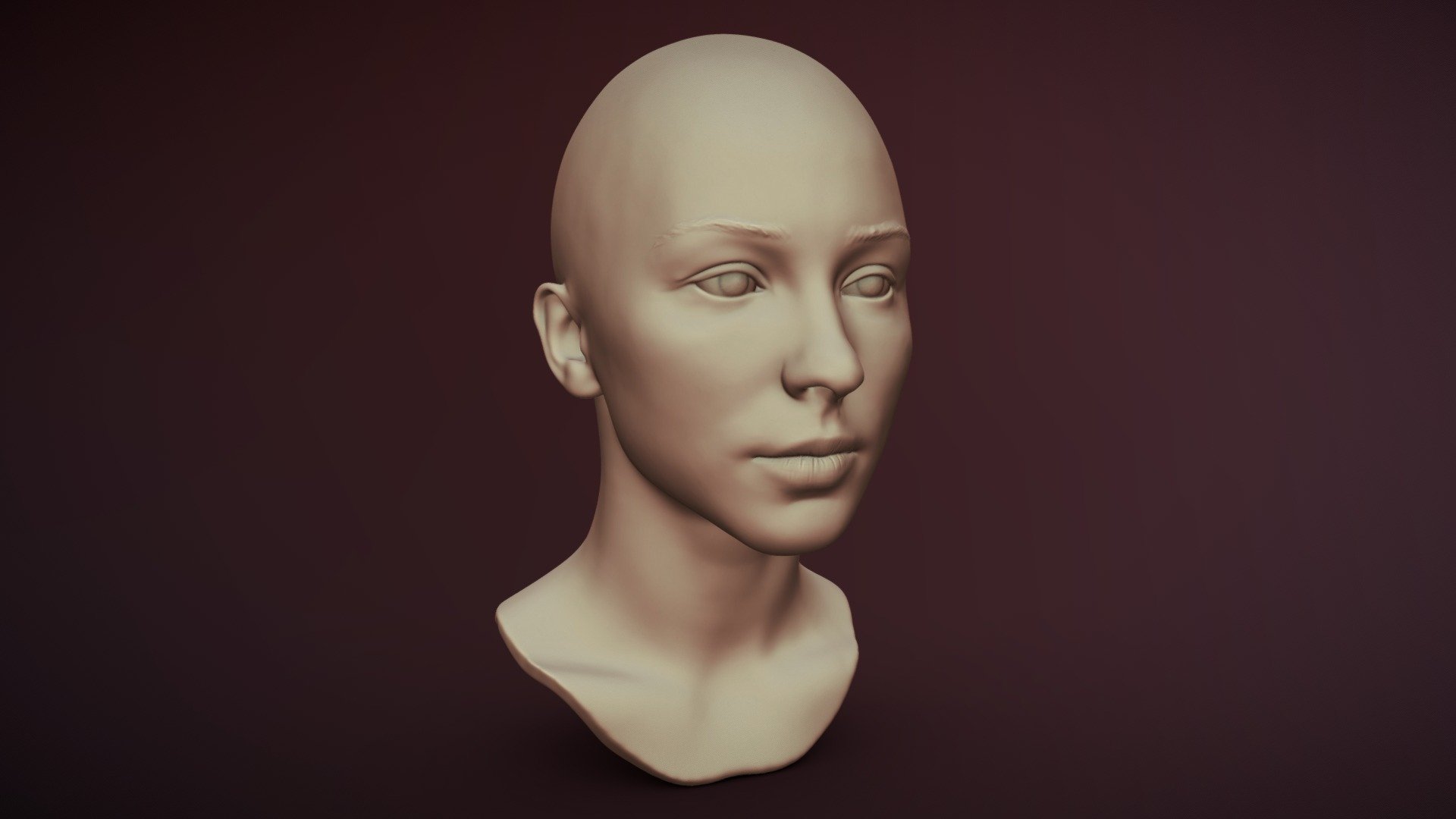 3d Printable Female Head 11 Buy Royalty Free 3d Model By Rumpelstiltskin Rumpelshtiltshin