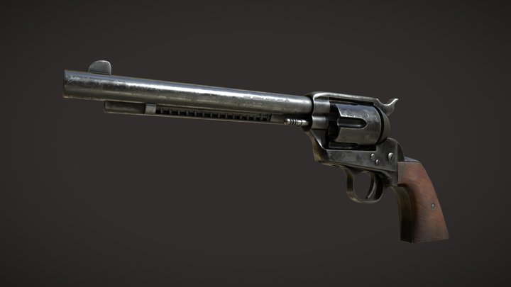 Colt Single Action Army .45 3D Model