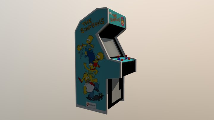 Arcade Machine 3D Model