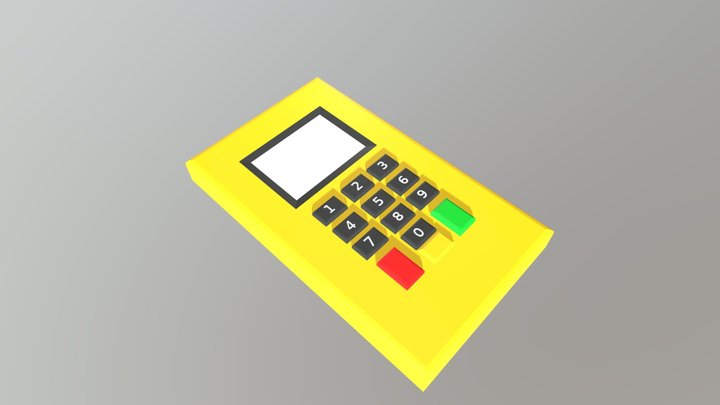 Maquininha de Cartão 3D Model