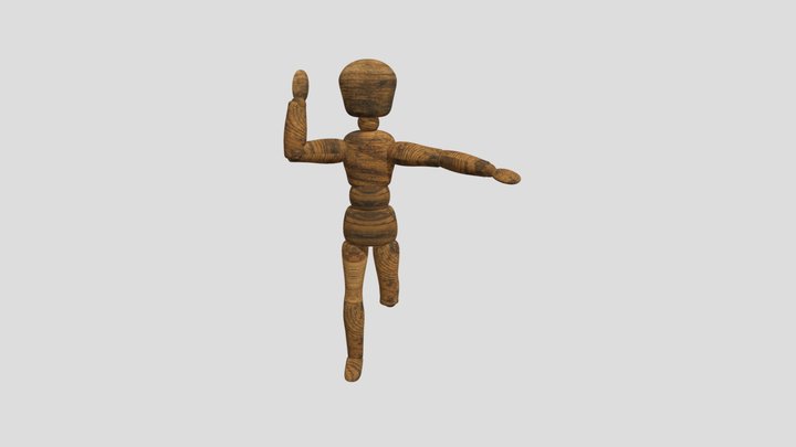 Yoonjae Jun_ Character Block Out 3D Model