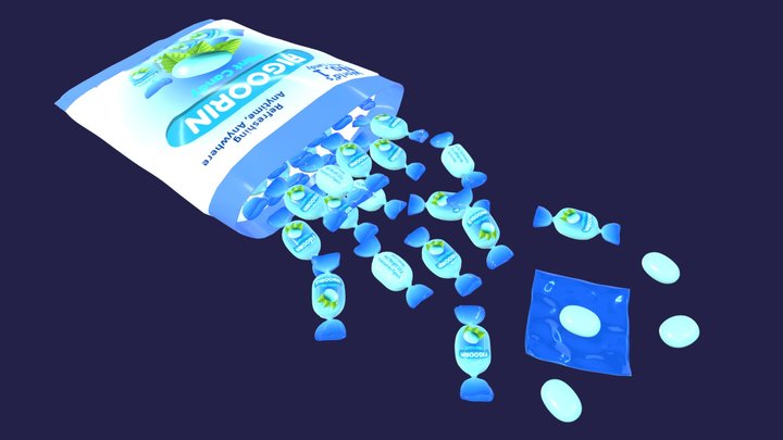 Candy 002 3D Model