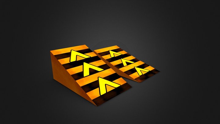 Game asset - ramps 3D Model