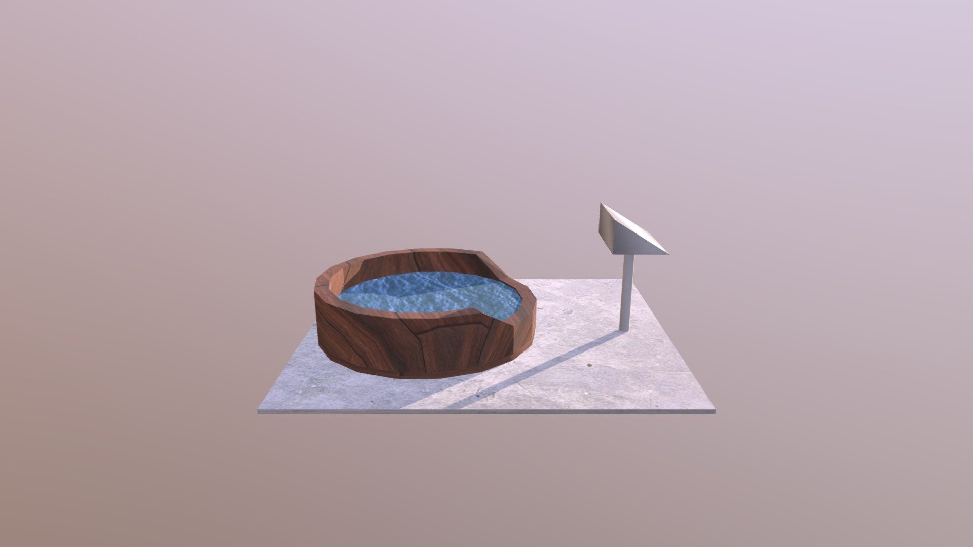 Pond Model - 3d Model By Tony Kok (@tonykokdesigns) [735bd7d] - Sketchfab