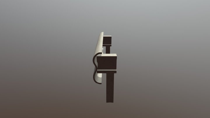 Traffic Barrier 3D Model