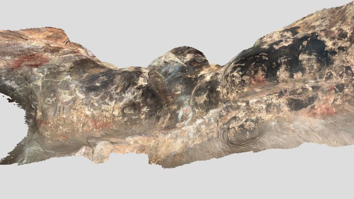Segmento Cueva de Las Manos de río Pedregoso 3D Model