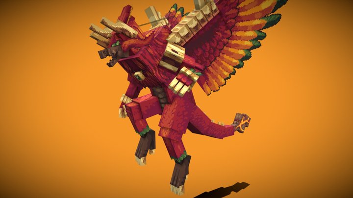 Yharon 3D Model