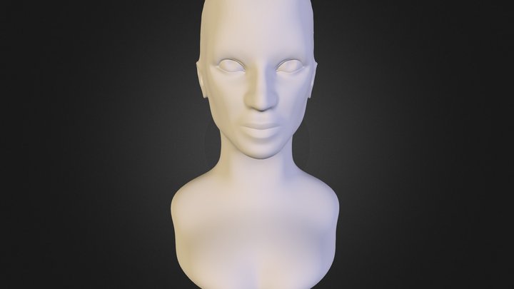 Character Head 3D Model