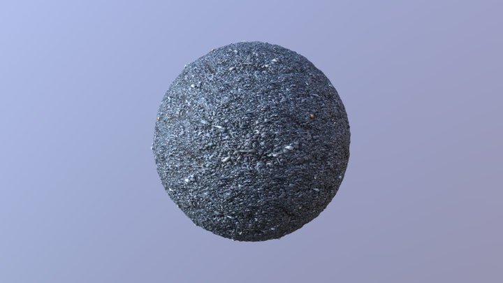 Stone Ground Material 3D Model