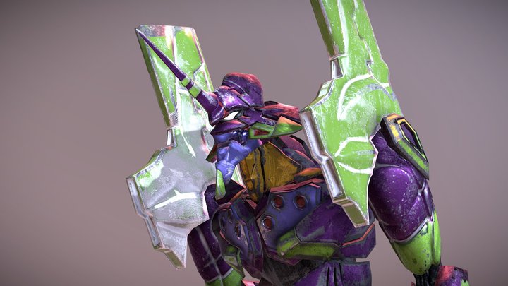 EVANGELION UNIT 01 3D MODEL エヴァンゲリオン初号機 3D Model