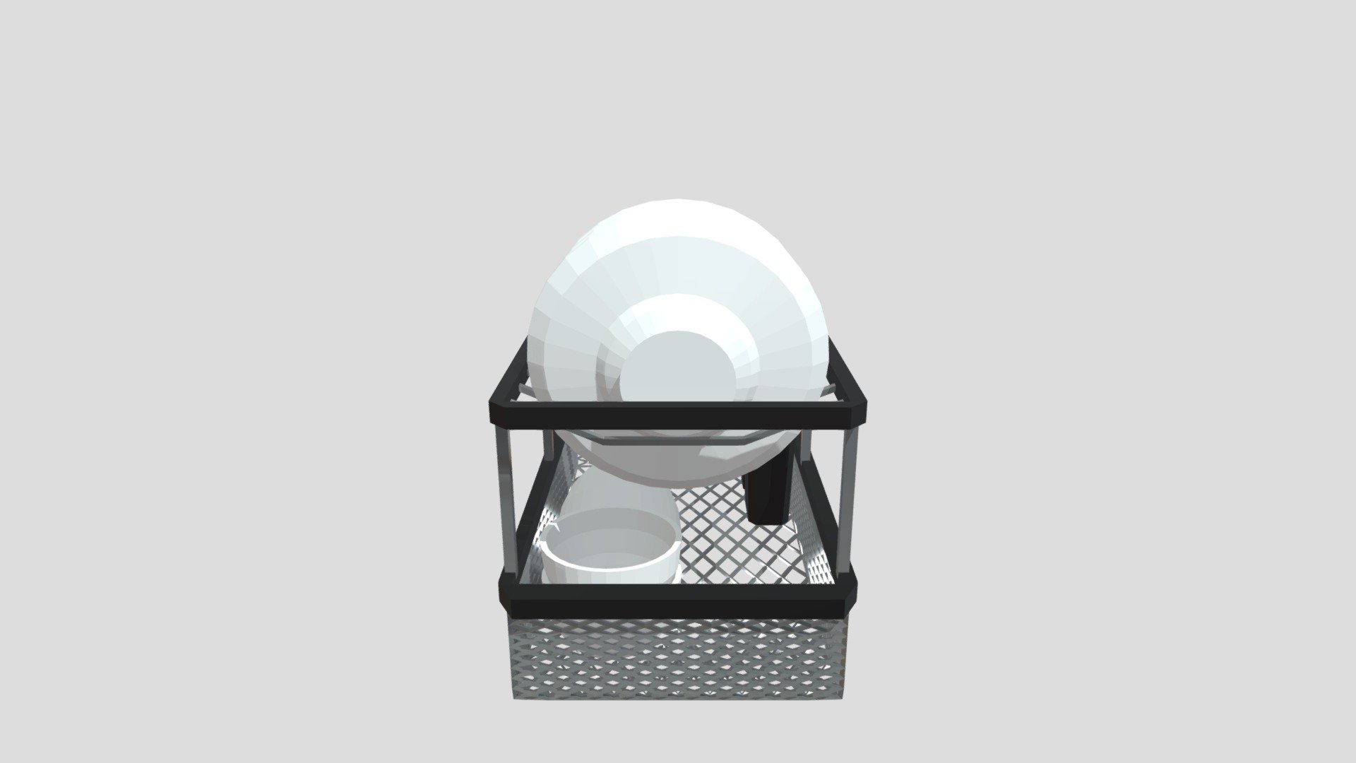 Modern Dish Rack - 3D model by Aphoticism [735eda5] - Sketchfab