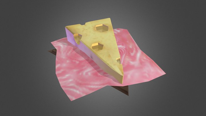 (MS) Cheese 3D Model
