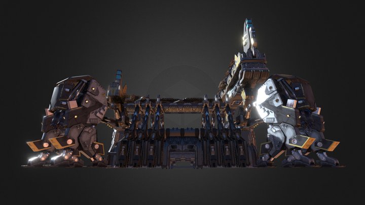 Common_Structures_FacilityTech [Planetside 2] 3D Model