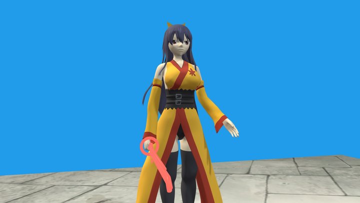 Homura Kôgetsu - Edens Zero 3D Model